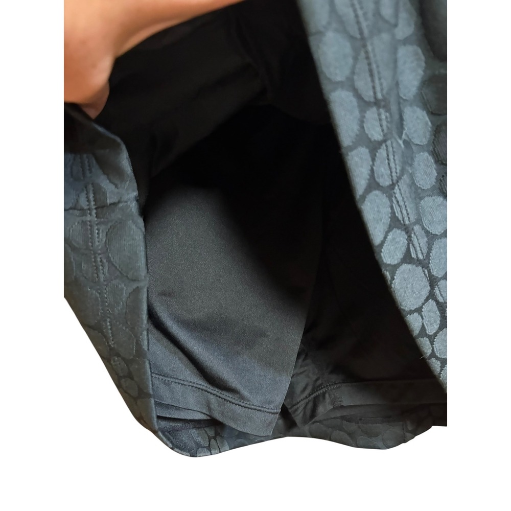 Tail Elevation Black Textured Golf Skort Tennis Pickleball Athleisure UPF 50+ XS - Picture 6 of 9